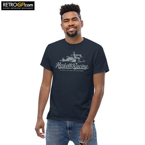 OFFICIAL Hesketh 308 Vintage T Shirt Navy Blue