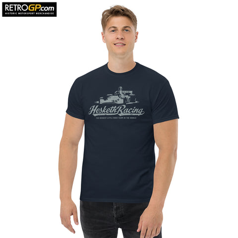 OFFICIAL Hesketh 308 Vintage T Shirt Navy Blue