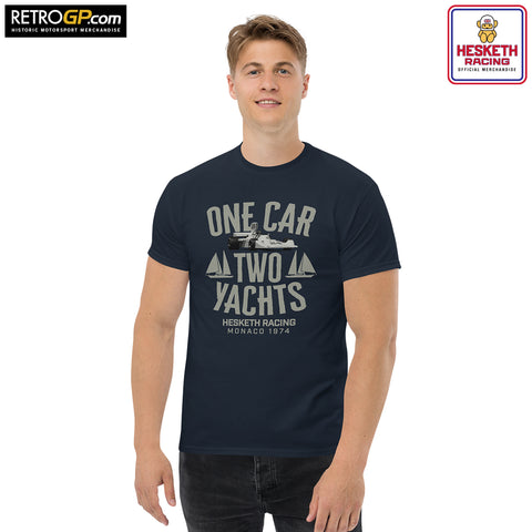 Hesketh Racing One Car Two Yachts T Shirt