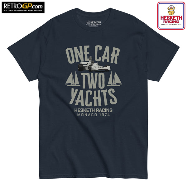 Hesketh Racing One Car Two Yachts T Shirt