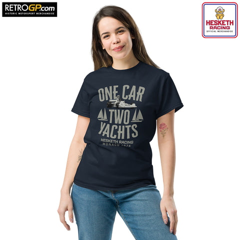 Hesketh Racing One Car Two Yachts T Shirt