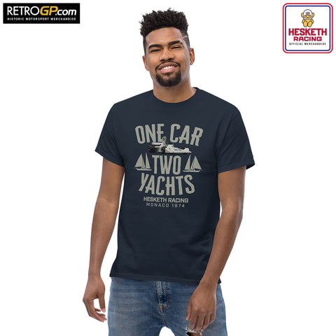 Hesketh Racing One Car Two Yachts T Shirt