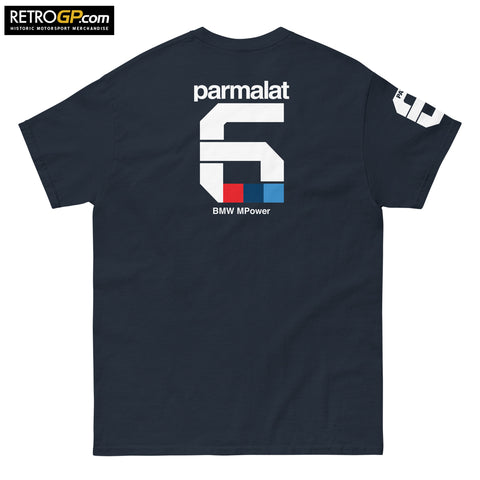 Parmalat Brabham BT52 Patrese Team Shirt - Front Back Sleeve