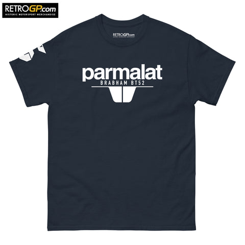 Parmalat Brabham BT52 Piquet Team Shirt - Front Back Sleeve