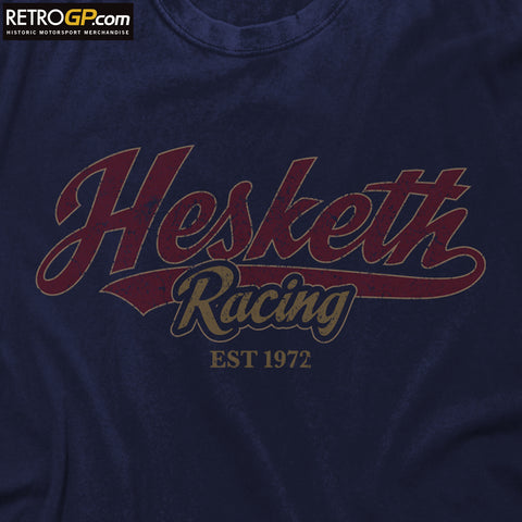 OFFICIAL Hesketh Racing Est 1972 Vintage F1 T Shirt
