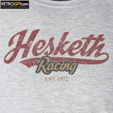 OFFICIAL Hesketh Racing Est 1972 Vintage Grey T Shirt