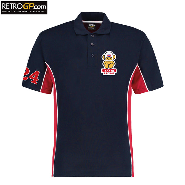 SALE OFFICIAL Hesketh Racing Pit Crew Polo Shirt SMALL