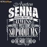 Senna Tribute T Shirt - White