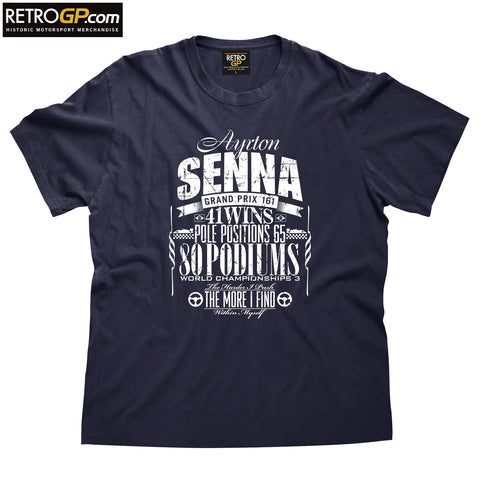 Senna Tribute T Shirt - White