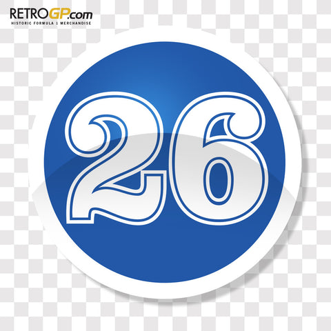 Jacques Laffite 26 Sticker