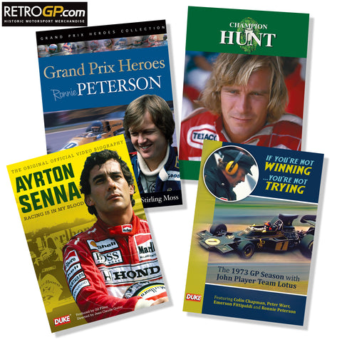 F1 DVDs 10 different Titles