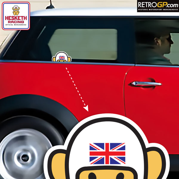 Official Hesketh Racing Patrol Bear Sticker