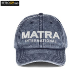 Matra Embroidered Vintage Cotton Twill Cap