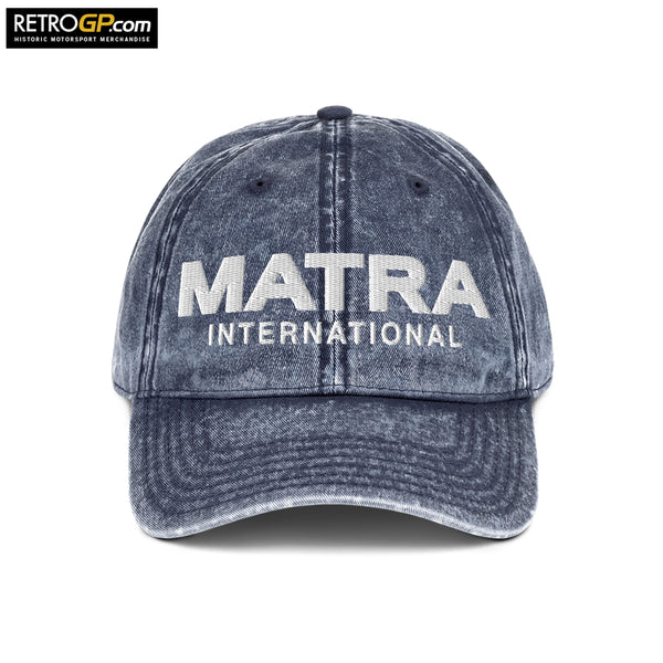Matra Embroidered Vintage Cotton Twill Cap