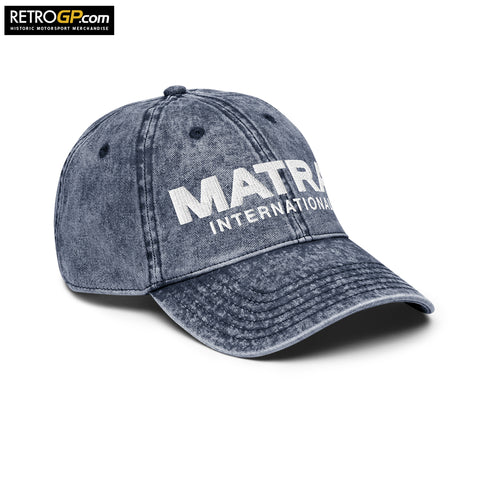 Matra Embroidered Vintage Cotton Twill Cap