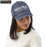 Matra Embroidered Vintage Cotton Twill Cap