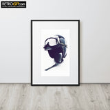 Graham Hill Framed Print with Border