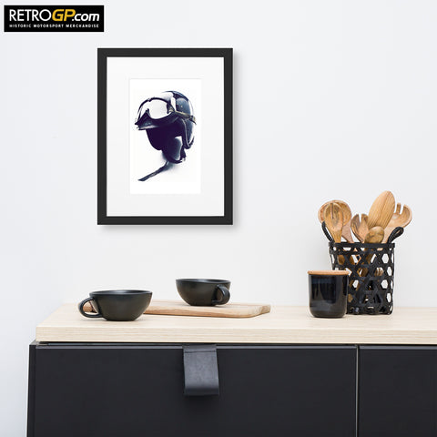 Graham Hill Framed Print with Border