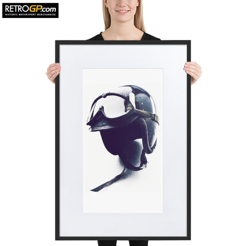 Graham Hill Framed Print with Border
