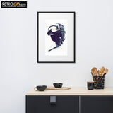Graham Hill Framed Print with Border