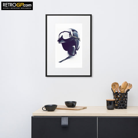 Graham Hill Framed Print with Border