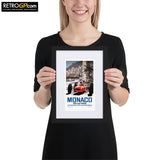 Monaco 65 Framed Print with Border