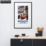 Monaco 65 Framed Print with Border