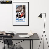 Monaco 65 Framed Print with Border