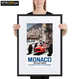 Monaco 65 Framed Print with Border