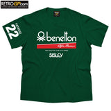 Benetton Alfa Romeo 184T Formula 1 T Shirt - Patrese - Medium