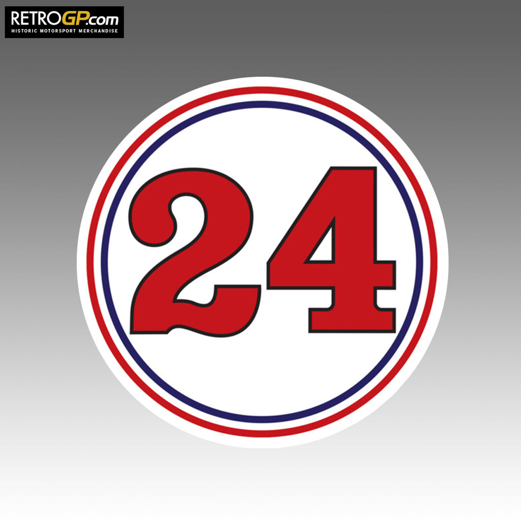 Hesketh Racing 24 Sticker – RetroGP