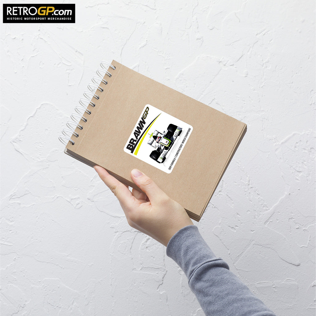 Brawn Sticker Design Brawn GP Sticker – RetroGP