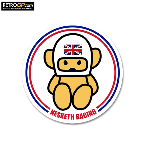 Official Hesketh Bear Round Sticker