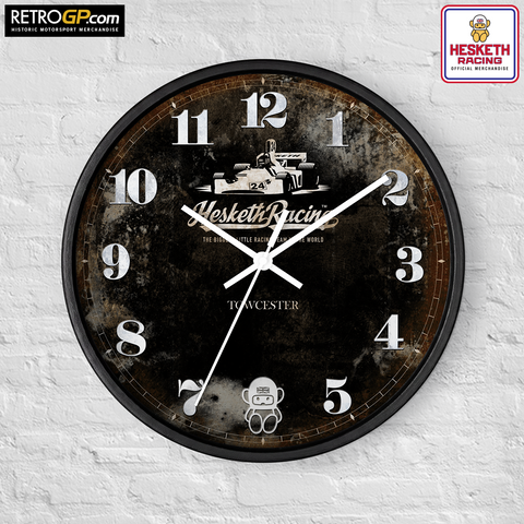 Official Hesketh Racing Vintage Wall Clock
