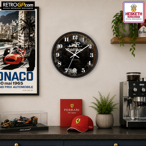 Official Hesketh Racing Vintage Wall Clock