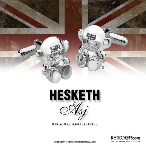 Hesketh Bear Stirling Silver Cufflinks by Alyssa Smith Jewellery