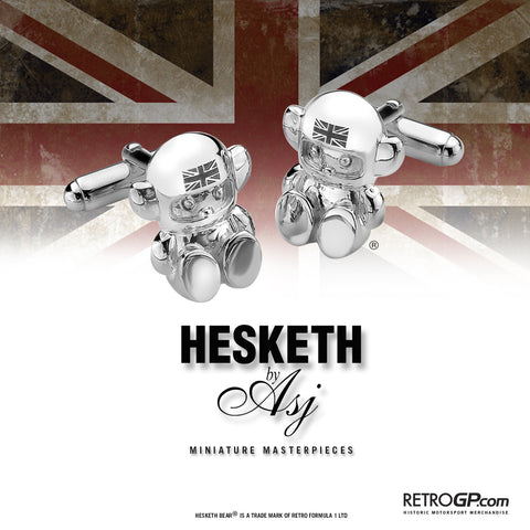 Hesketh Bear Stirling Silver Cufflinks by Alyssa Smith Jewellery