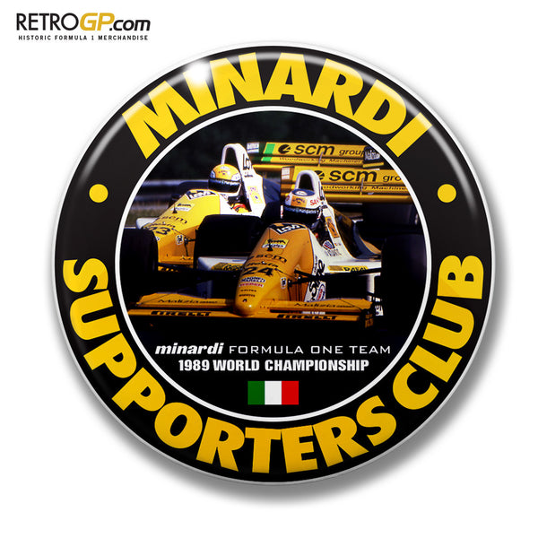 Minardi Club Pin Badge and Sticker