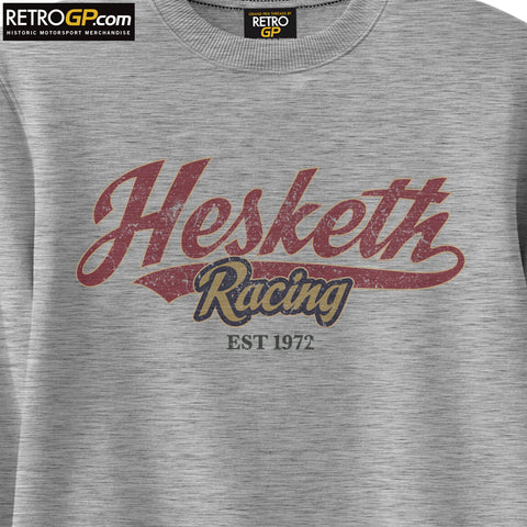 OFFICIAL Hesketh Racing Est 1972 Vintage Grey Sweatshirt