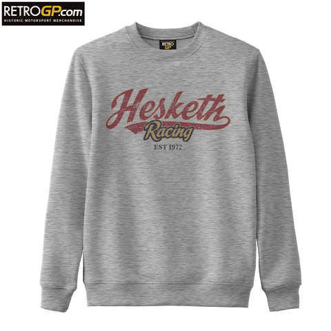 OFFICIAL Hesketh Racing Est 1972 Vintage Grey Sweatshirt