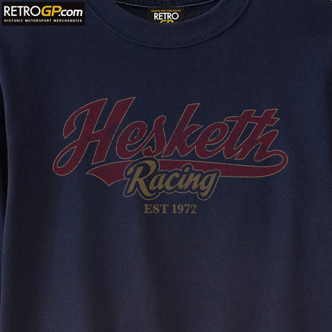 OFFICIAL Hesketh Racing Est 1972 Vintage Navy Sweatshirt