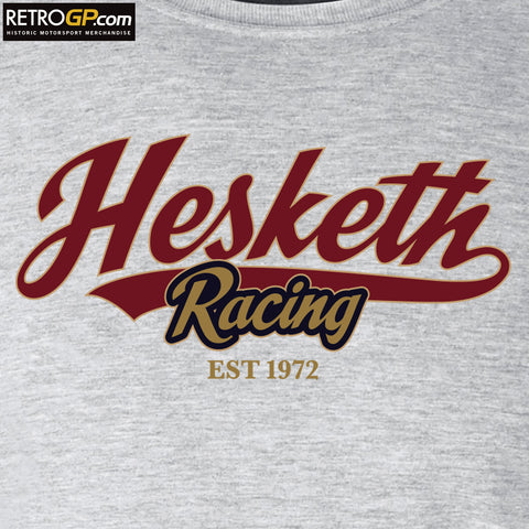 OFFICIAL Hesketh Racing Est 1972 Grey T Shirt