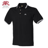 OFFICIAL Hesketh Racing Casual Classics - Double Tipped Polo - Black