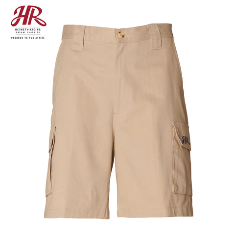 OFFICIAL Hesketh Racing Casual Classics - Cargo Shorts - Stone