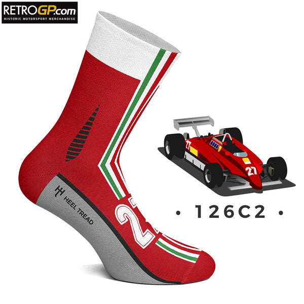 Ferrari 126C2 Grand Prix Socks by HeelTread