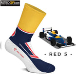 Red 5 Grand Prix Socks by HeelTread