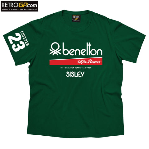 Benetton Alfa Romeo 184T Formula 1 T Shirt - Cheever
