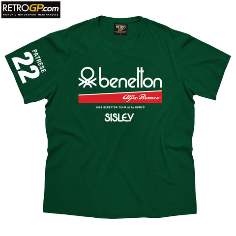 Benetton Alfa Romeo 184T Formula 1 T Shirt - Patrese