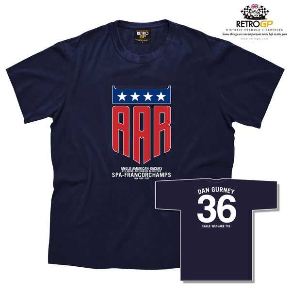 Anglo Amercian Racers - Dan Gurney T Shirt - Large