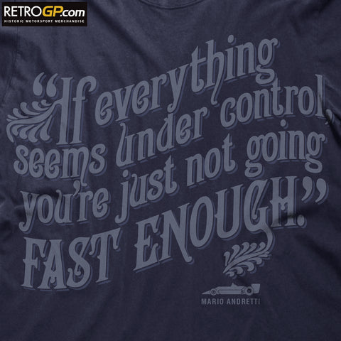 Andretti 'Under Control' T Shirt - NAVY